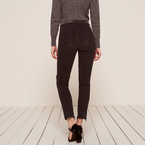 Camille High Cigarette Jean (Black) - Picture 5 of 5